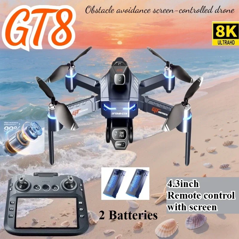 Drone Multispectral - Drone 4K HD GT8 Camera Obstakel