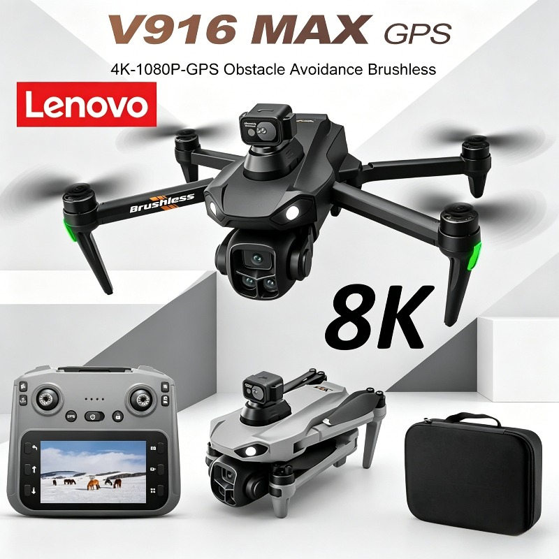 Drone Multispectral - Lenovo V916MAX Professionele 8K Drone HD