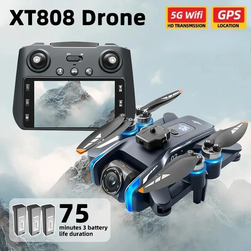 Drone Multispectral - Originele XT808 Pro MAX Drone 4K