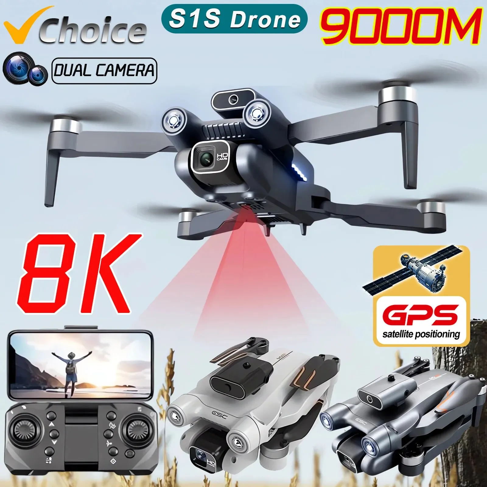 Nieuwe S 1S 5G Gps Drone Camer - Drone Multispectral recensie en prijs
