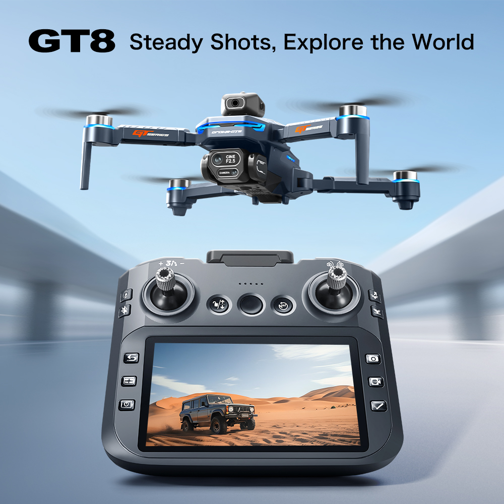 GT8 Max Opvouwbare Drone 8K HD - Drone Multispectral recensie en prijs